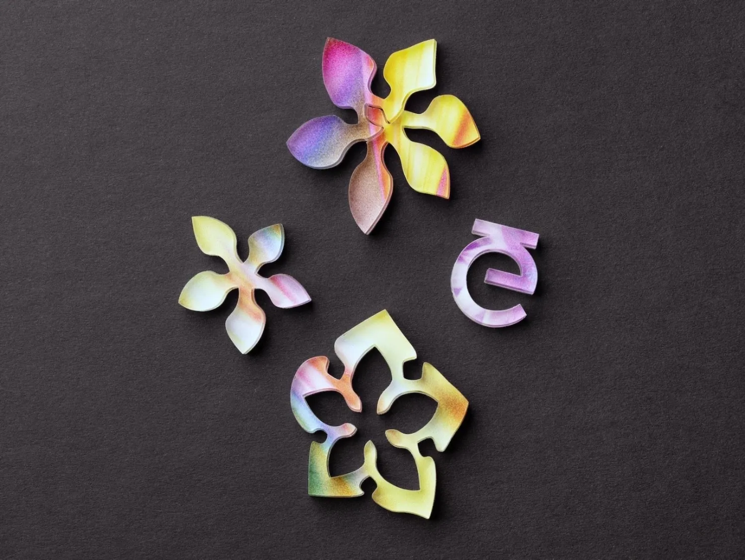 Eklektik Pieces Petal Pop puzzle 225 piese floral