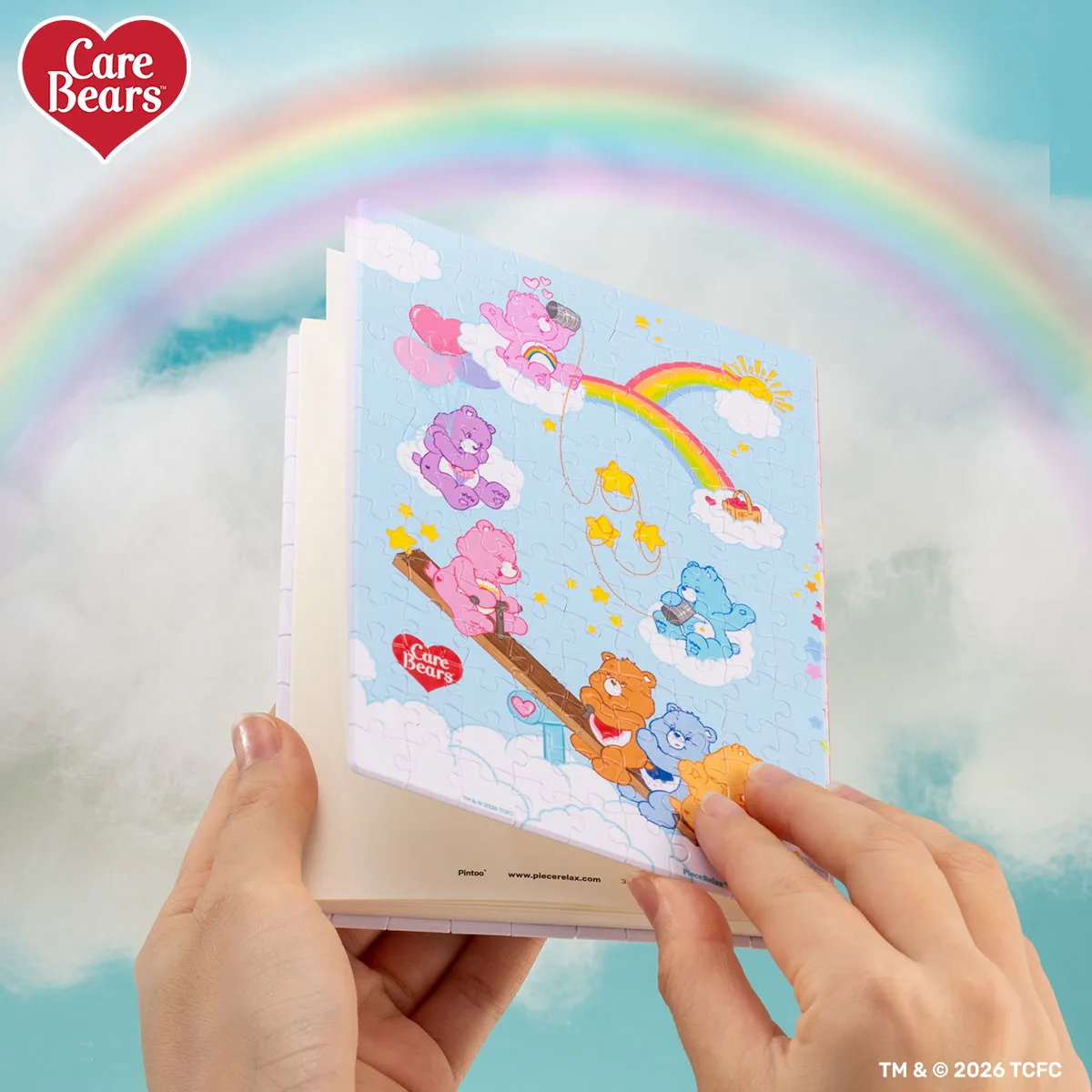 PieceRelax Bearadise YB1050 jurnal puzzle A6 Care Bears