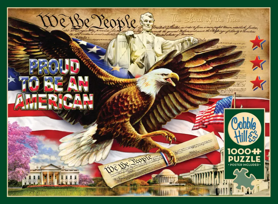 Cobble Hill We the People puzzle 1000 piese istoric