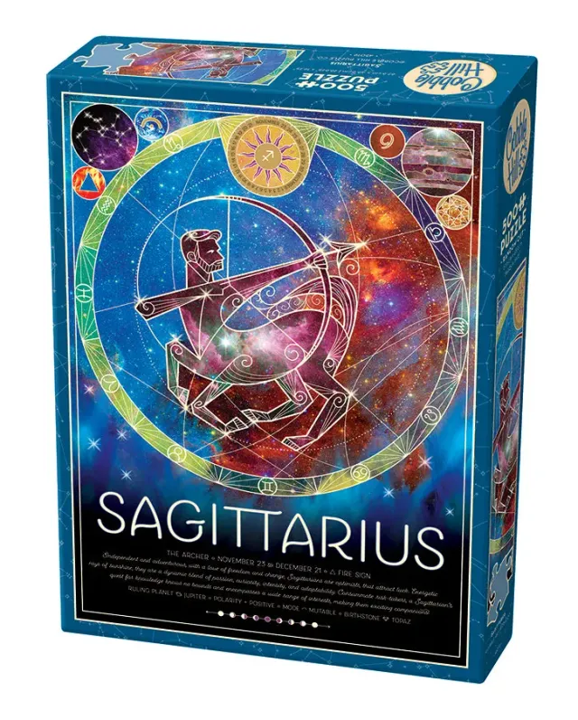 Cobble Hill Sagittarius puzzle 500 piese zodiac