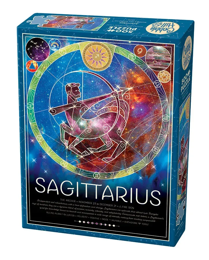 Cobble Hill Sagittarius puzzle 500 piese zodiac