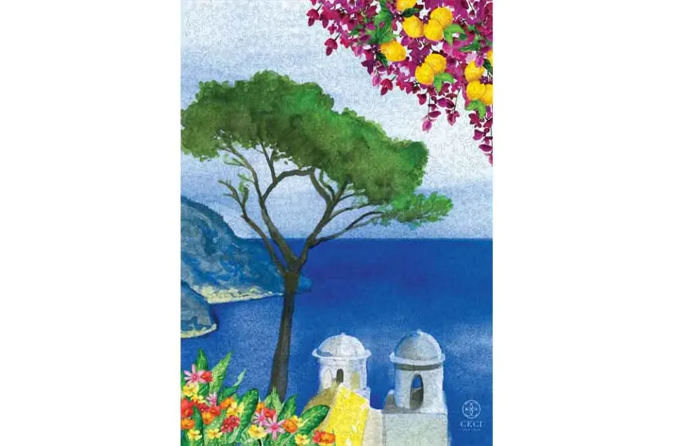 Mosaic Puzzles Villa Rufolo Ravello puzzle din lemn 250 piese peisaj