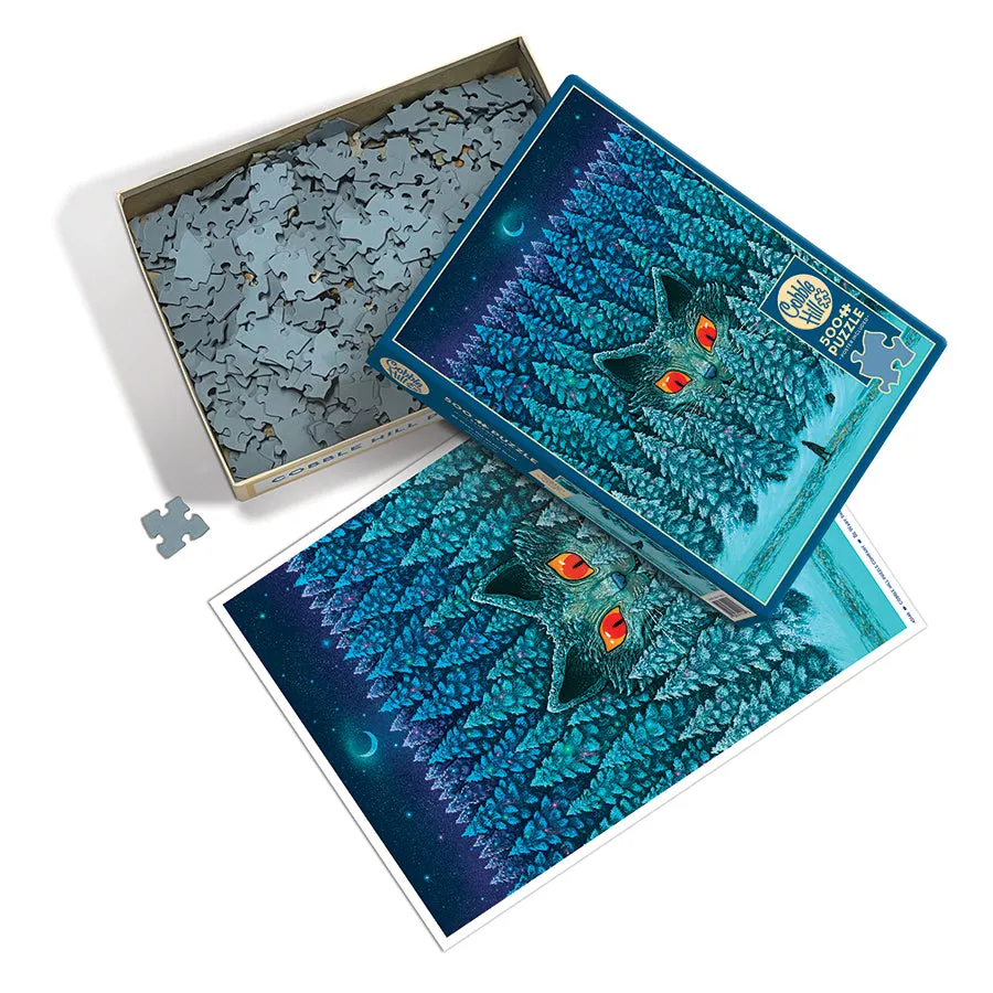 Cobble Hill Be Wary the Silent Night puzzle 500 piese iarna