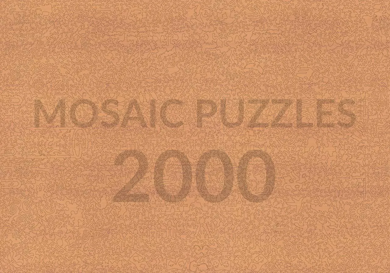 Mosaic Puzzles Through the Looking Glass puzzle 250 piese