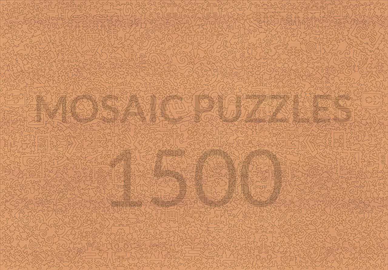 Mosaic Puzzles Artist Van Gogh Cafe Terrace puzzle lemn 50 piese
