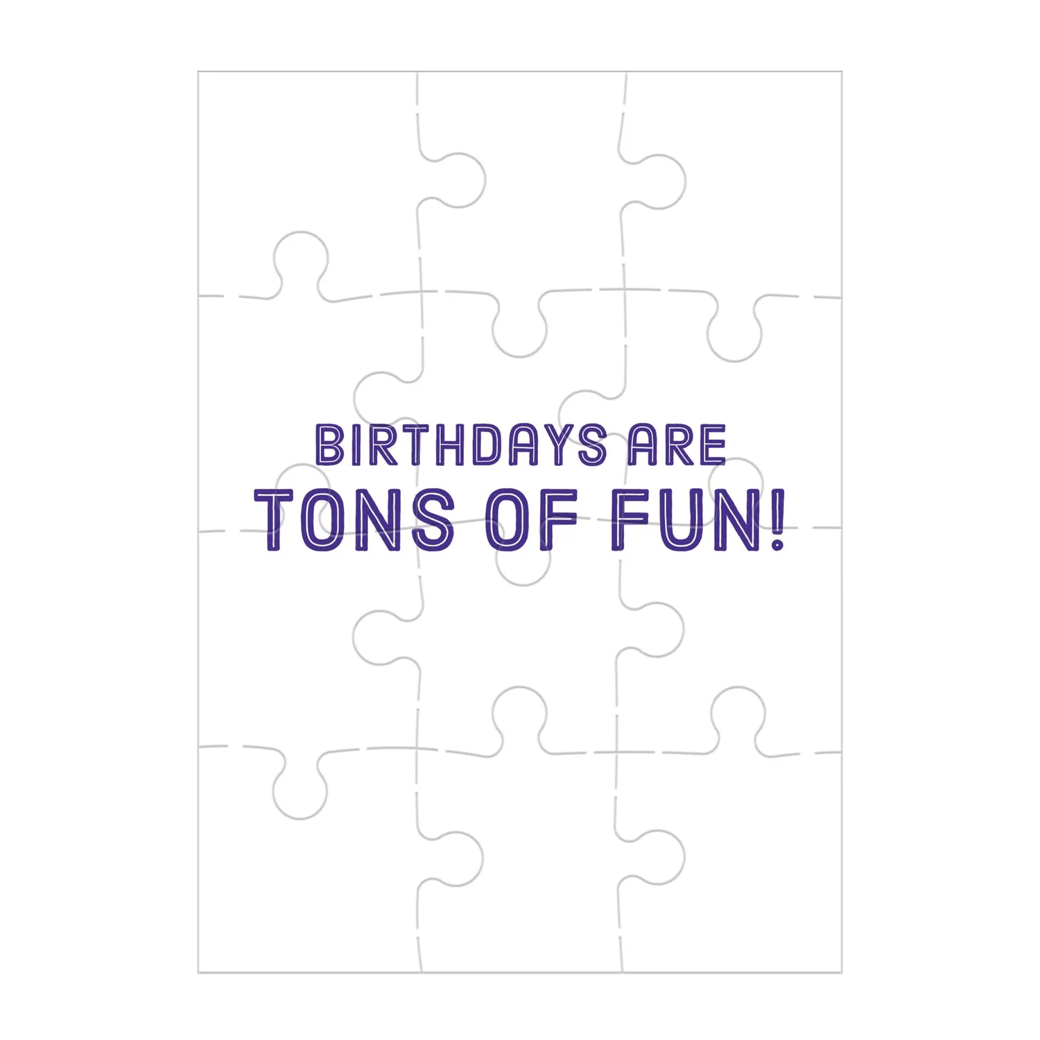 Mudpuppy Construction Site Birthday puzzle felicitare 12 piese