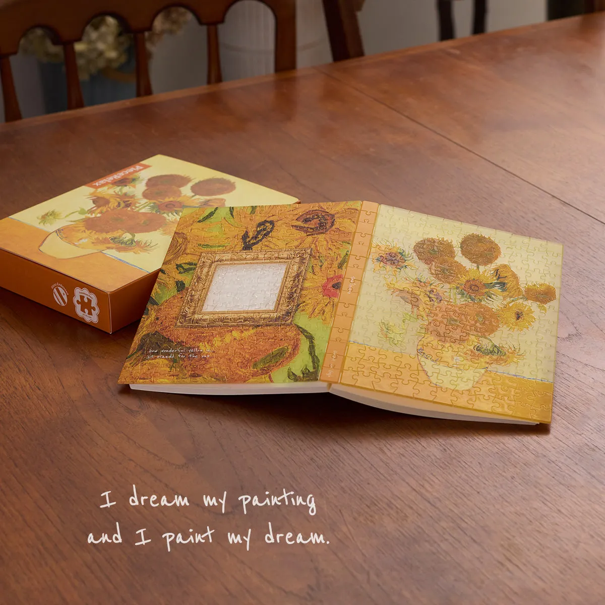 PieceRelax Sunflowers YA1064 jurnal puzzle floarea-soarelui