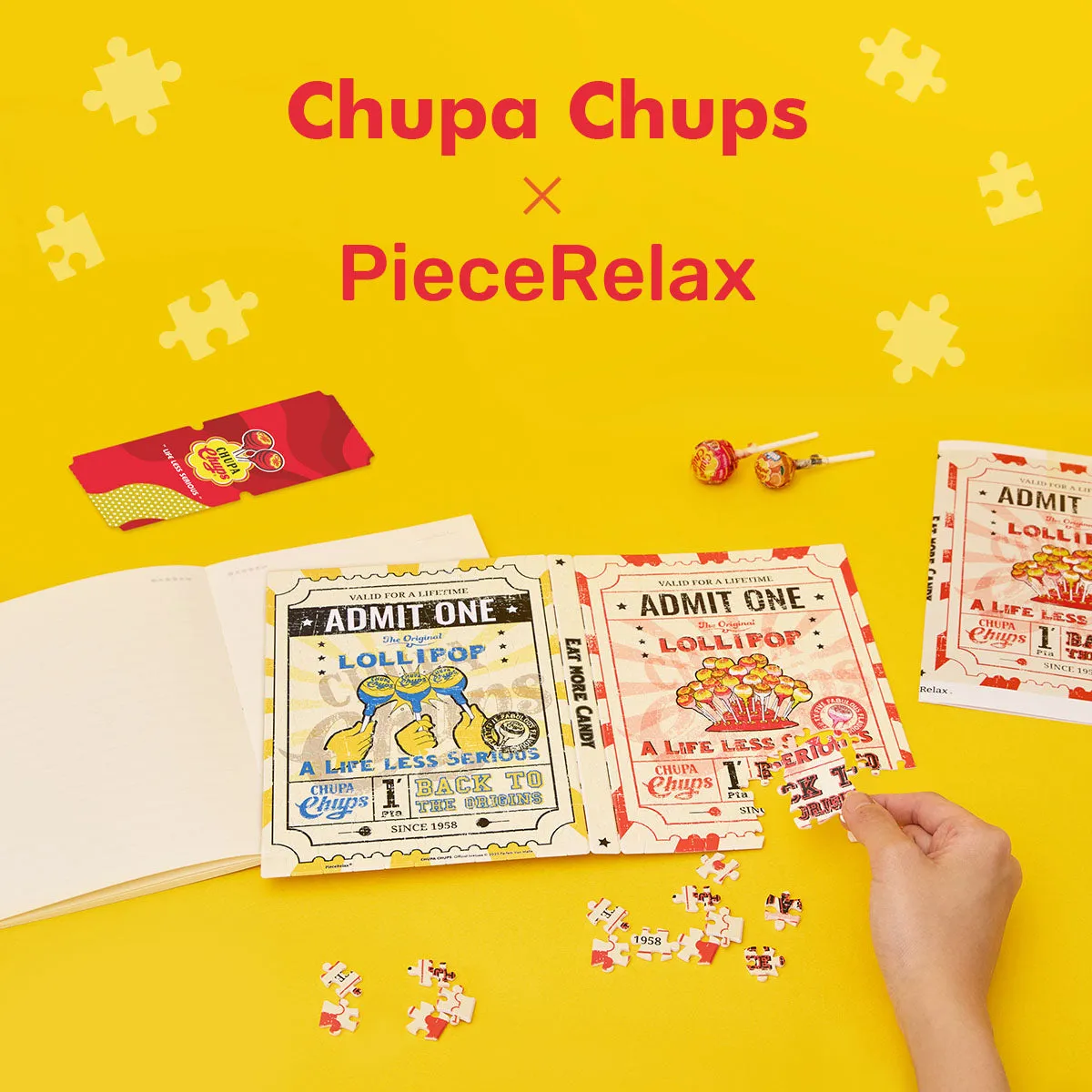 PieceRelax Fun Pass YA1067 jurnal puzzle A5 acadele
