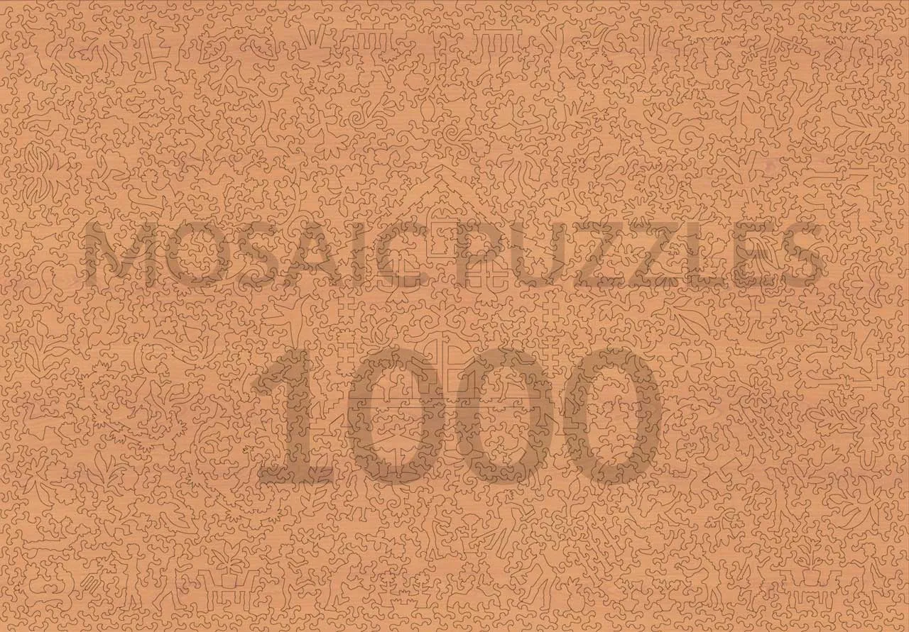 Mosaic Puzzles Naturalist’s Journal puzzle lemn 500 piese cu fluturi