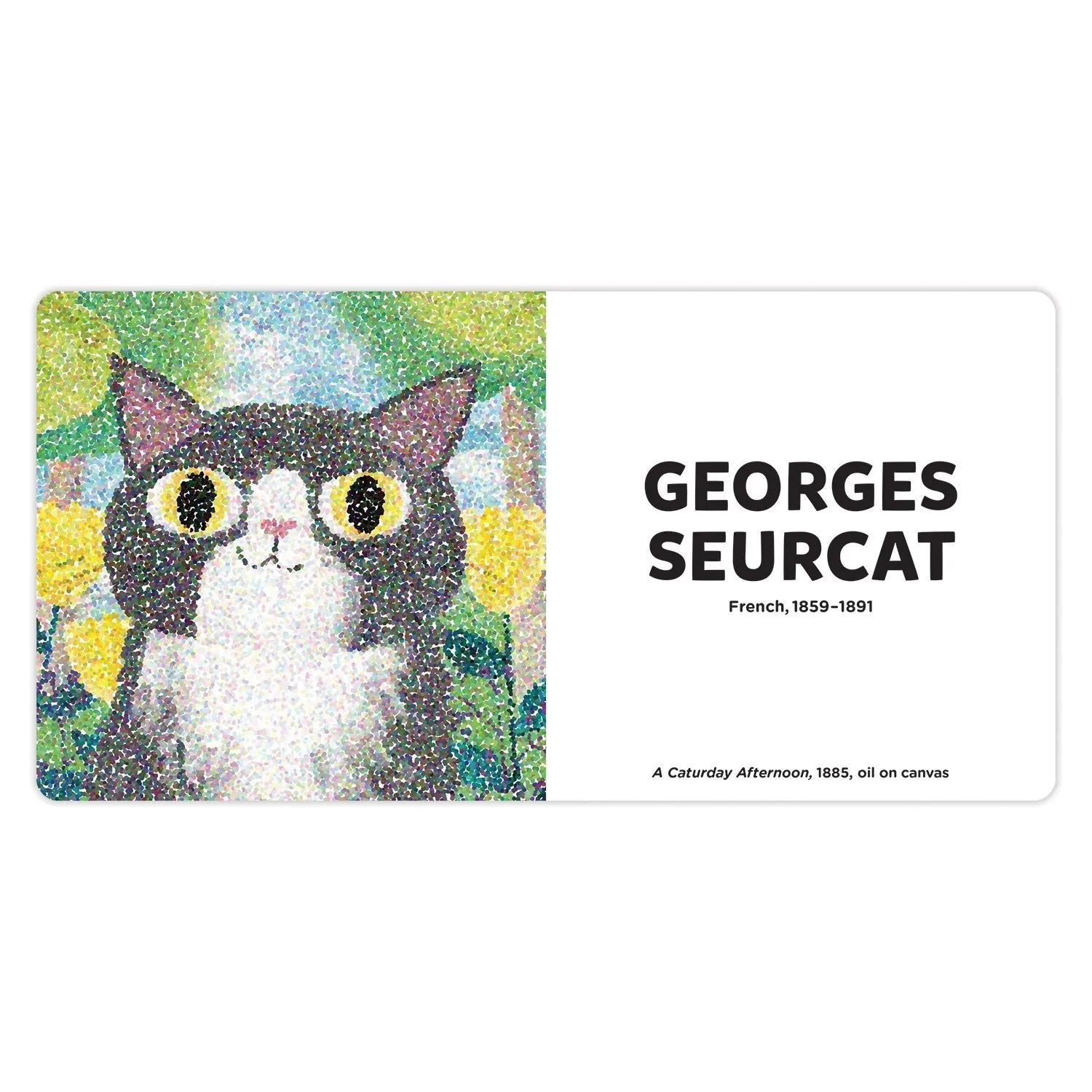 Mudpuppy Artsy Cats carte cartonata 30 pagini 18x18 cm