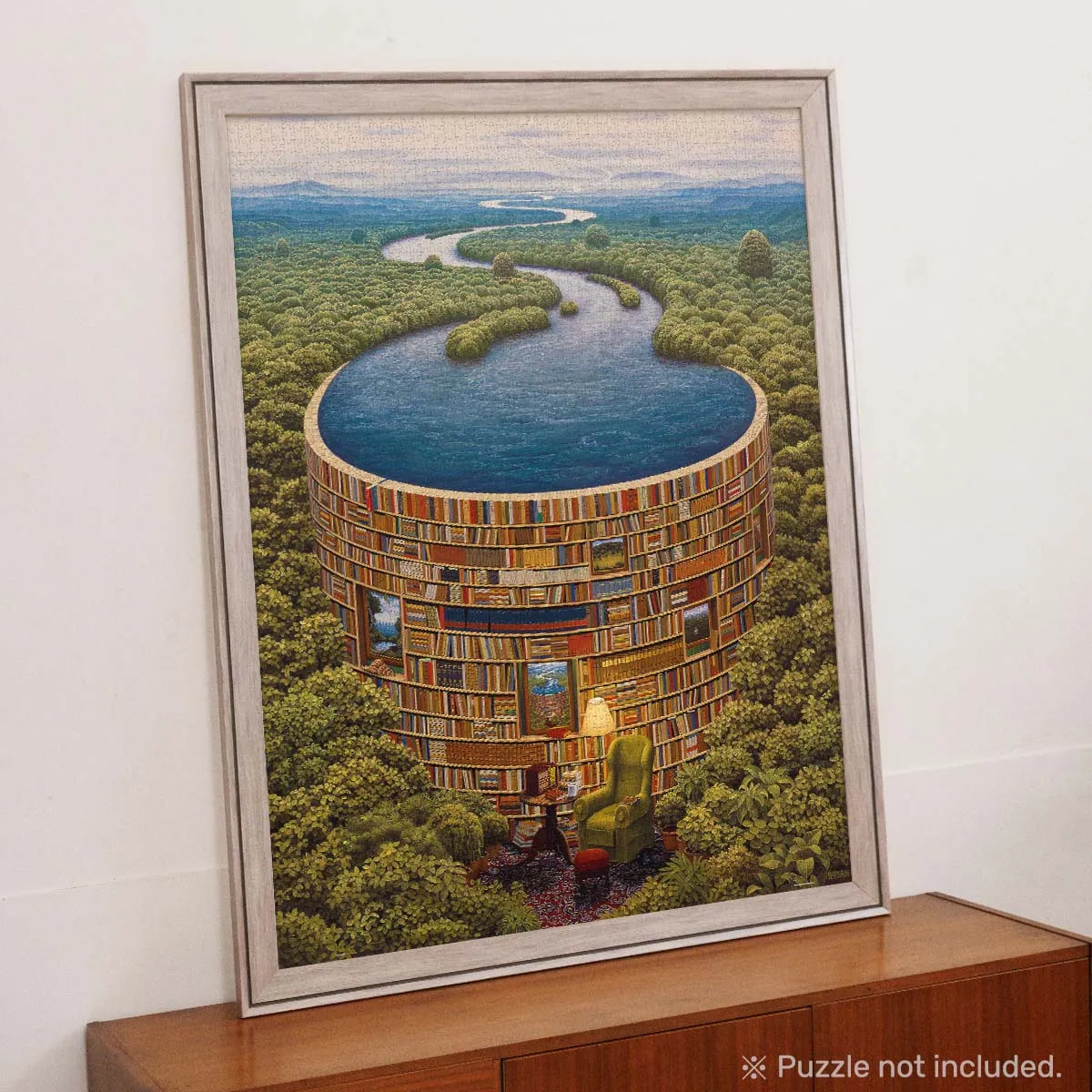 PieceRelax PieceClicks Pro rama puzzle 4000 piese castan