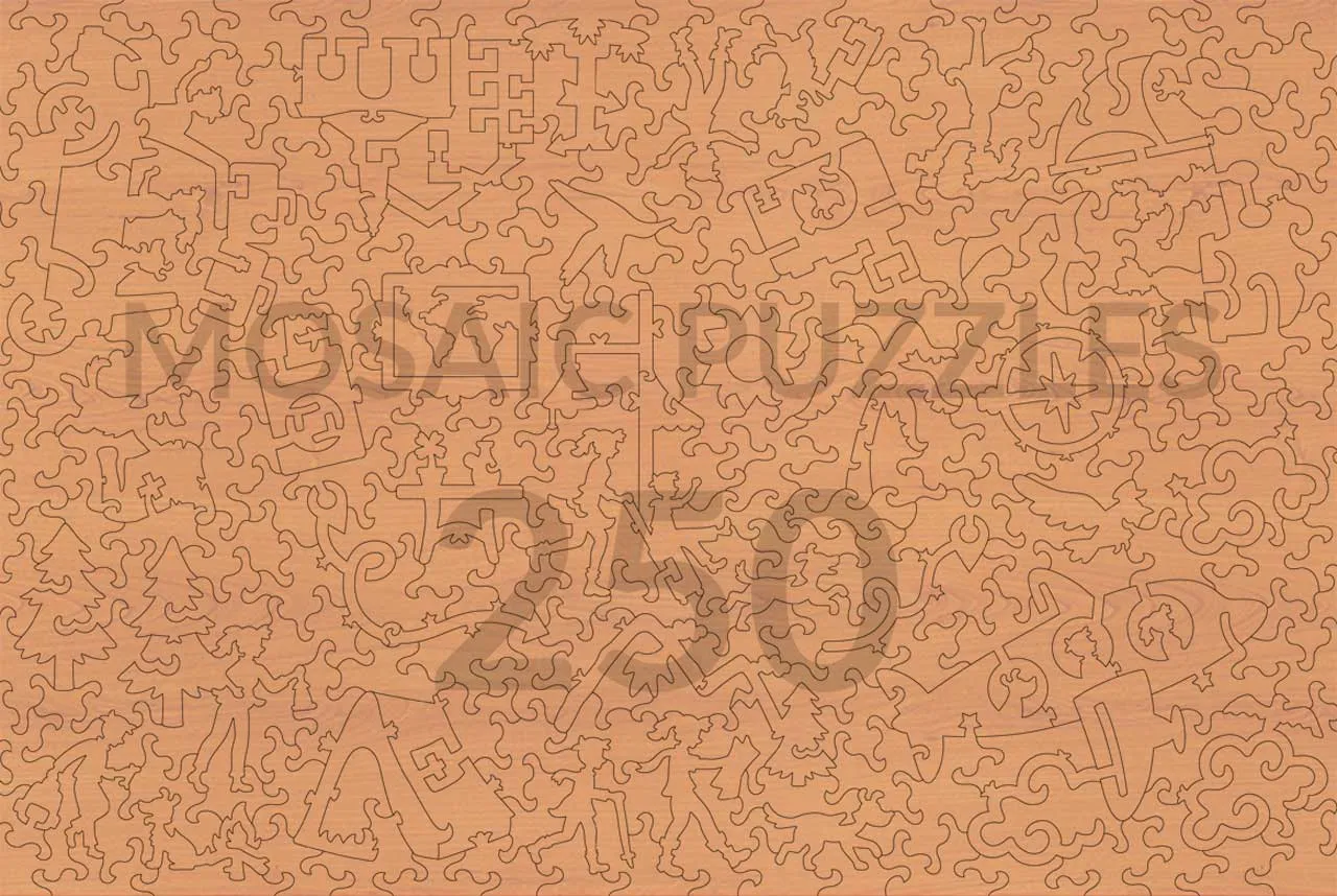 Mosaic Puzzles Map of America Wonderland puzzle lemn 100 piese harta