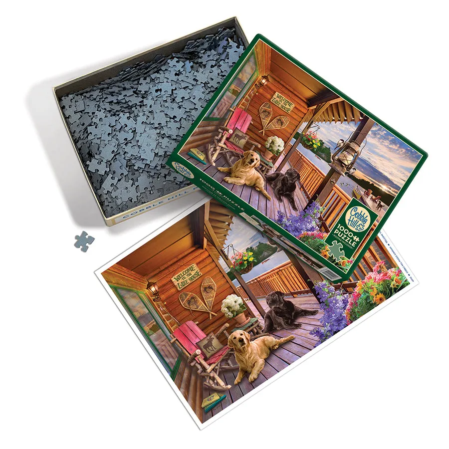 Cobble Hill Welcome to the Lake House puzzle 1000 piese lac