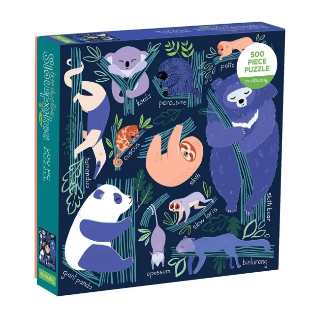 Mudpuppy Tree-dwelling Slowpokes puzzle 500 piese 51x51 cm