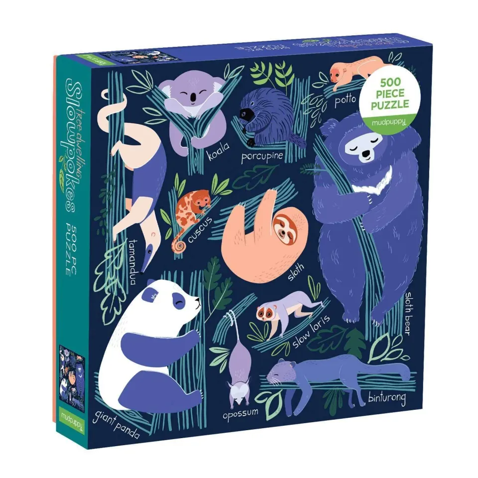 Mudpuppy Tree-dwelling Slowpokes puzzle 500 piese 51x51 cm