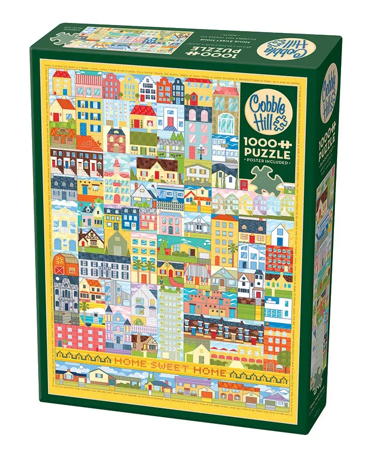 Cobble Hill Home Sweet Home puzzle 1000 piese case