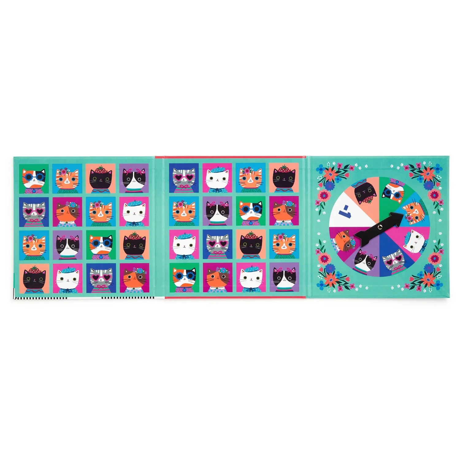 Mudpuppy Meow Bingo joc magnetic de calatorie 2 jucatori