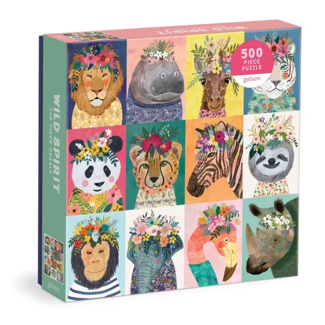 Mudpuppy Wild Spirit puzzle 500 piese 51x51 cm flori