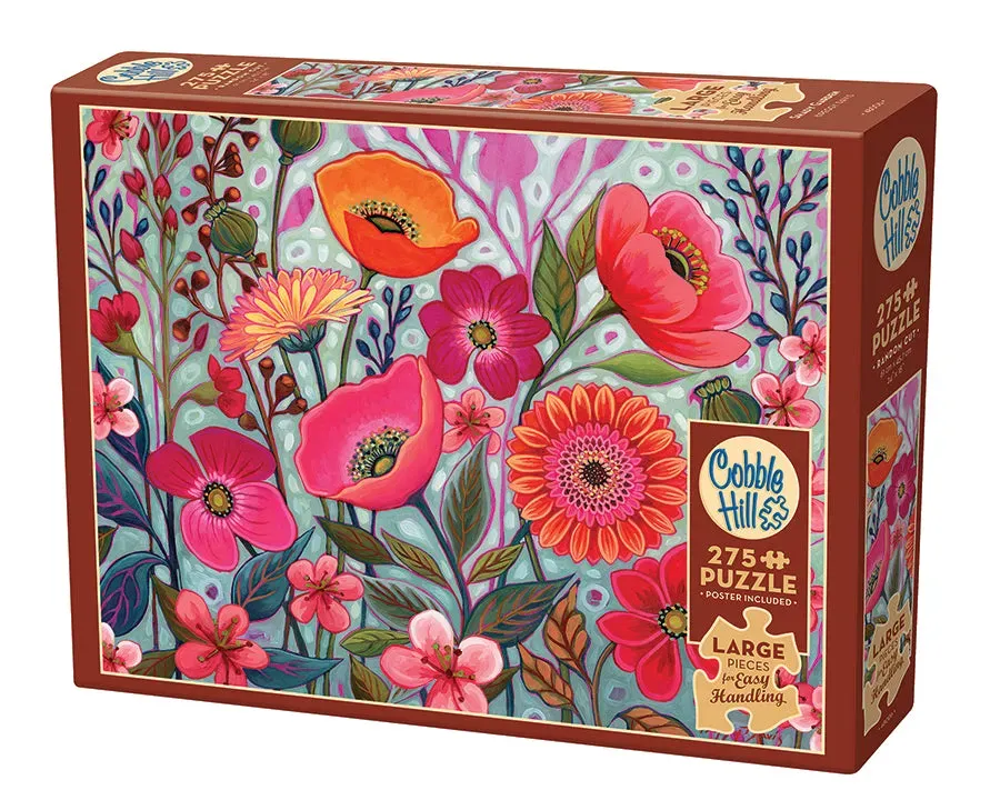 Cobble Hill Easy Handling Shady Garden puzzle 275 piese flori