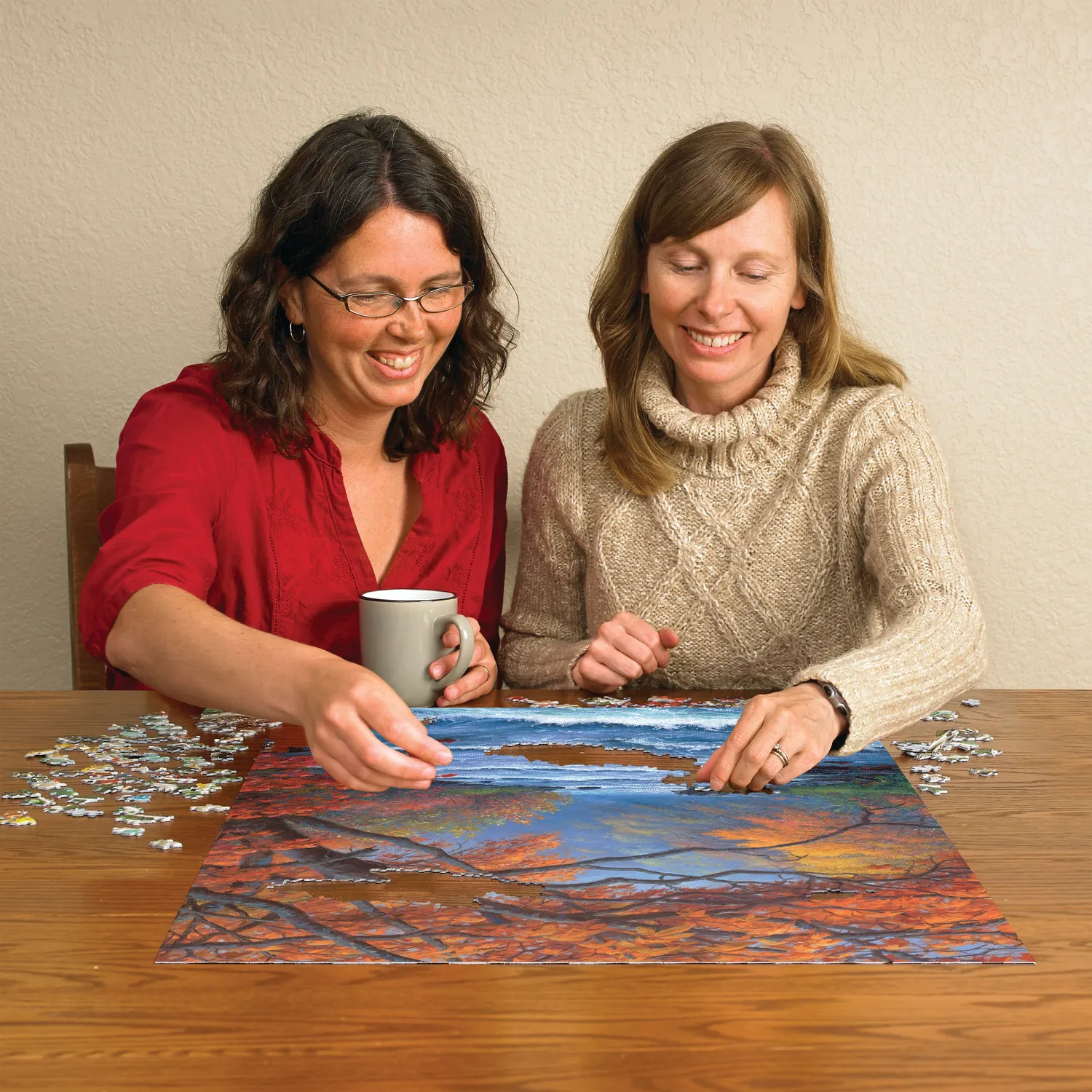 Cobble Hill Headed Home puzzle 500 piese urs toamna
