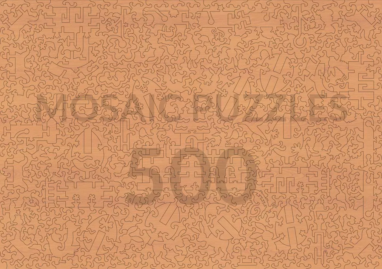 Mosaic Heritage 3D Happy Easter puzzle lemn 500 piese cu cos 3D