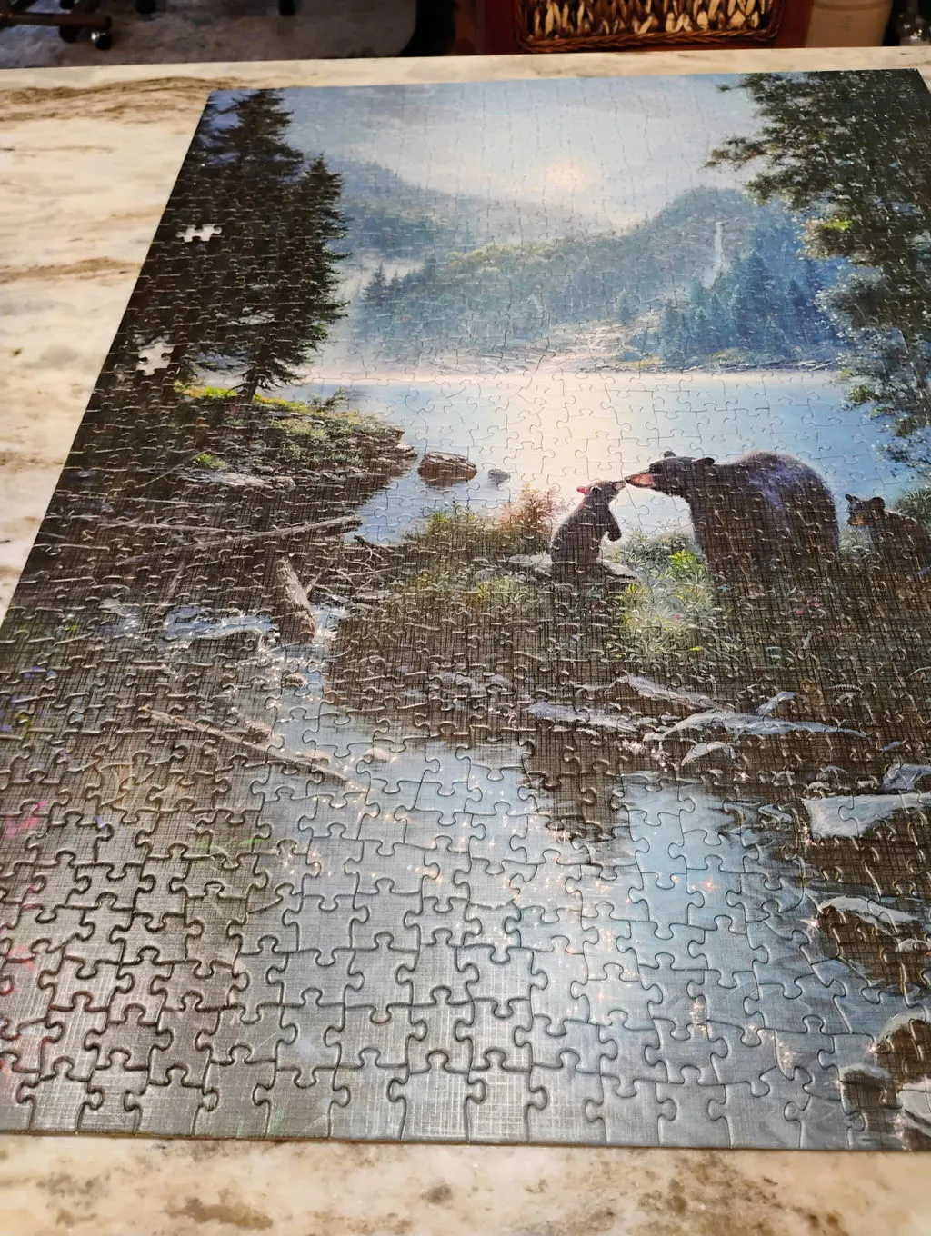 Cobble Hill Bear Night puzzle 1000 piese natura