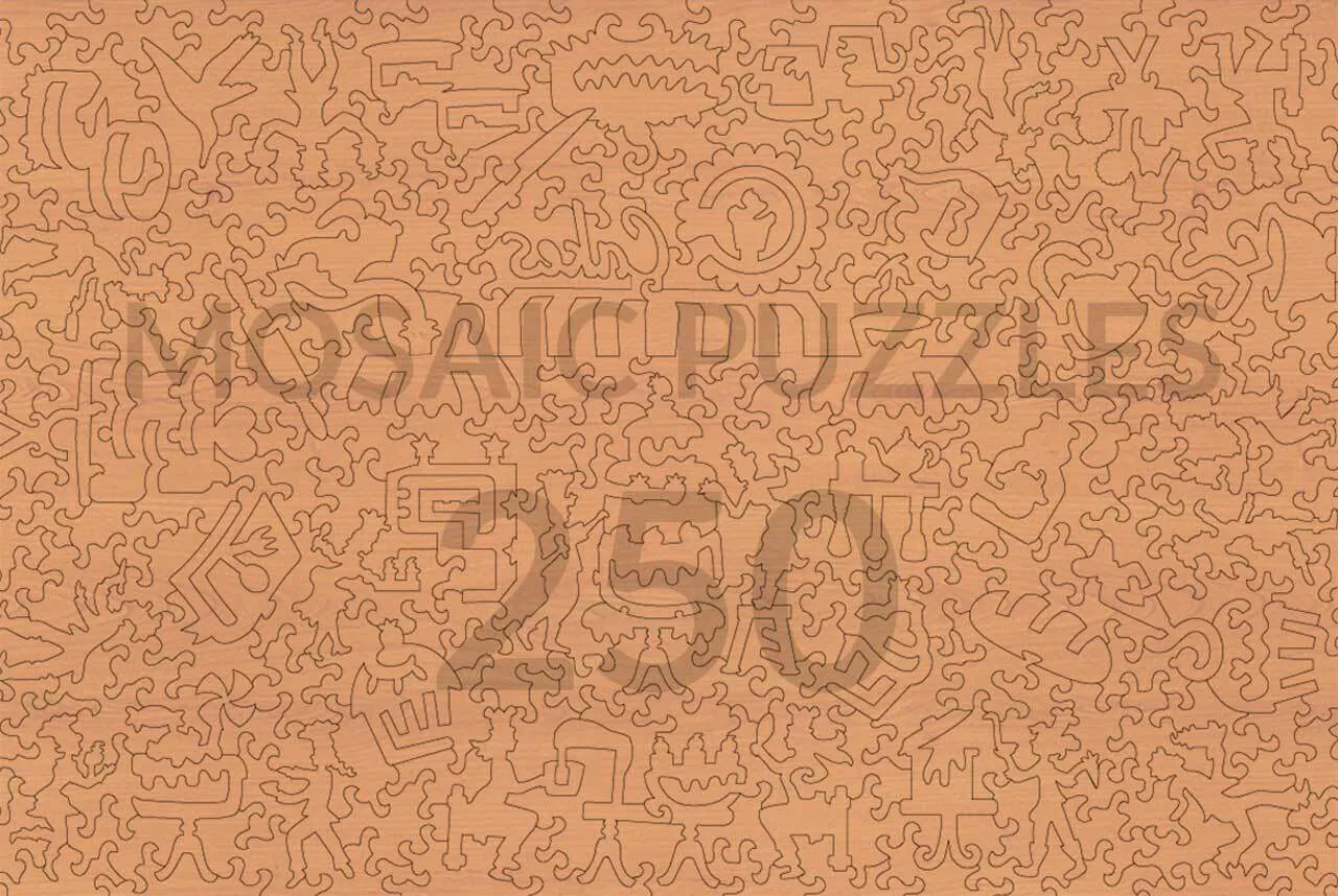 Mosaic Puzzles Tea Time Treasures puzzle lemn 100 piese