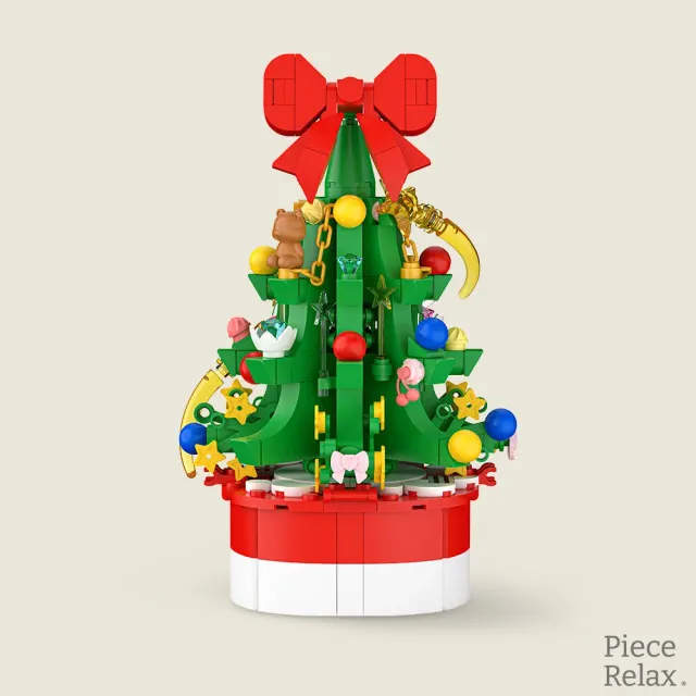 PieceRelax Mini Bricks Christmas Tree KZ1216 set brad 3D mic