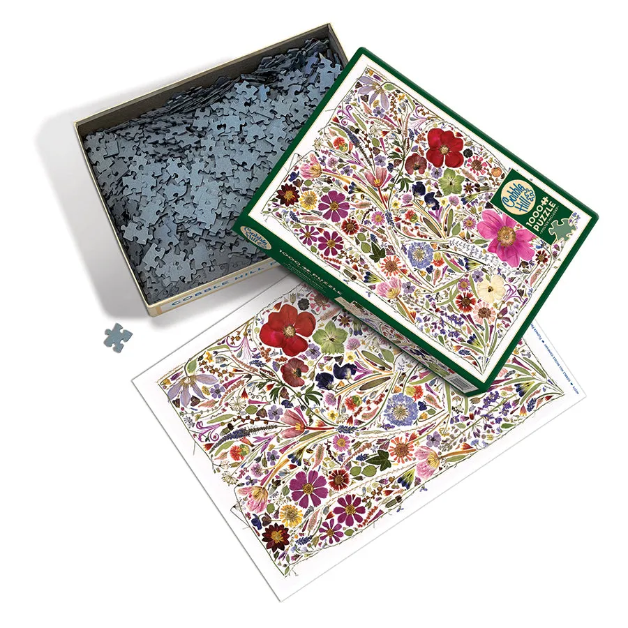 Cobble Hill Flower Press Spring puzzle 1000 piese flori