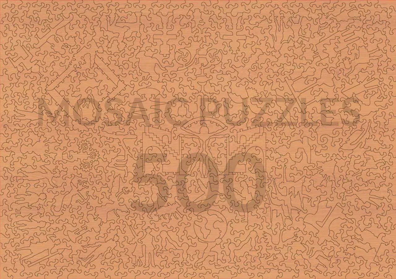 Mosaic Puzzles Washington Crossing Delaware puzzle lemn 1000 piese