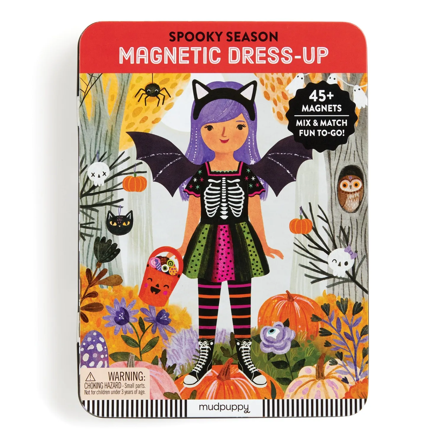 Mudpuppy Spooky Season set magnetic dress-up Halloween
