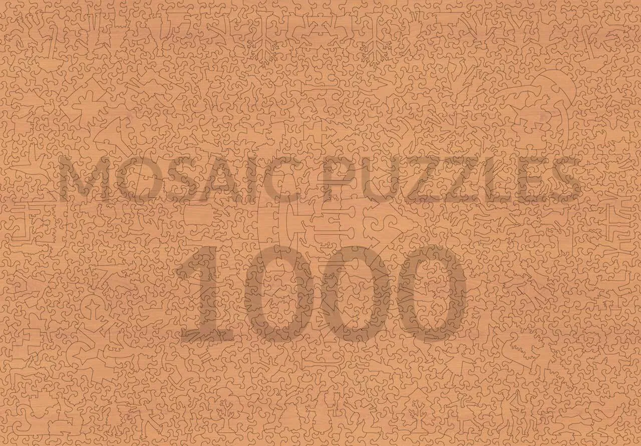 Mosaic Puzzles Christmas in Paradise puzzle lemn 500 piese