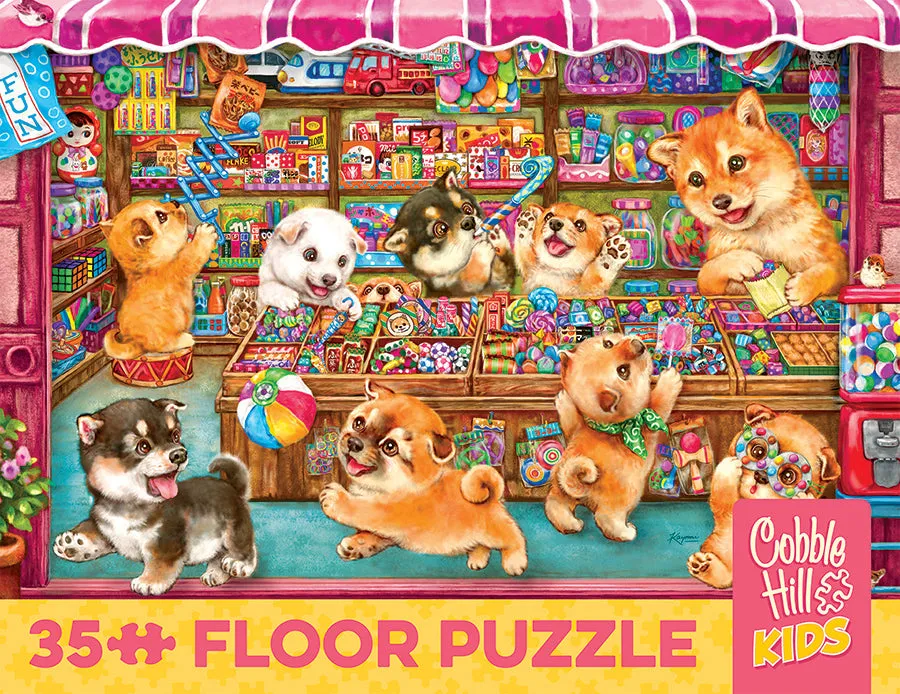 Cobble Hill Shiba's Candy Store puzzle podea 35 piese