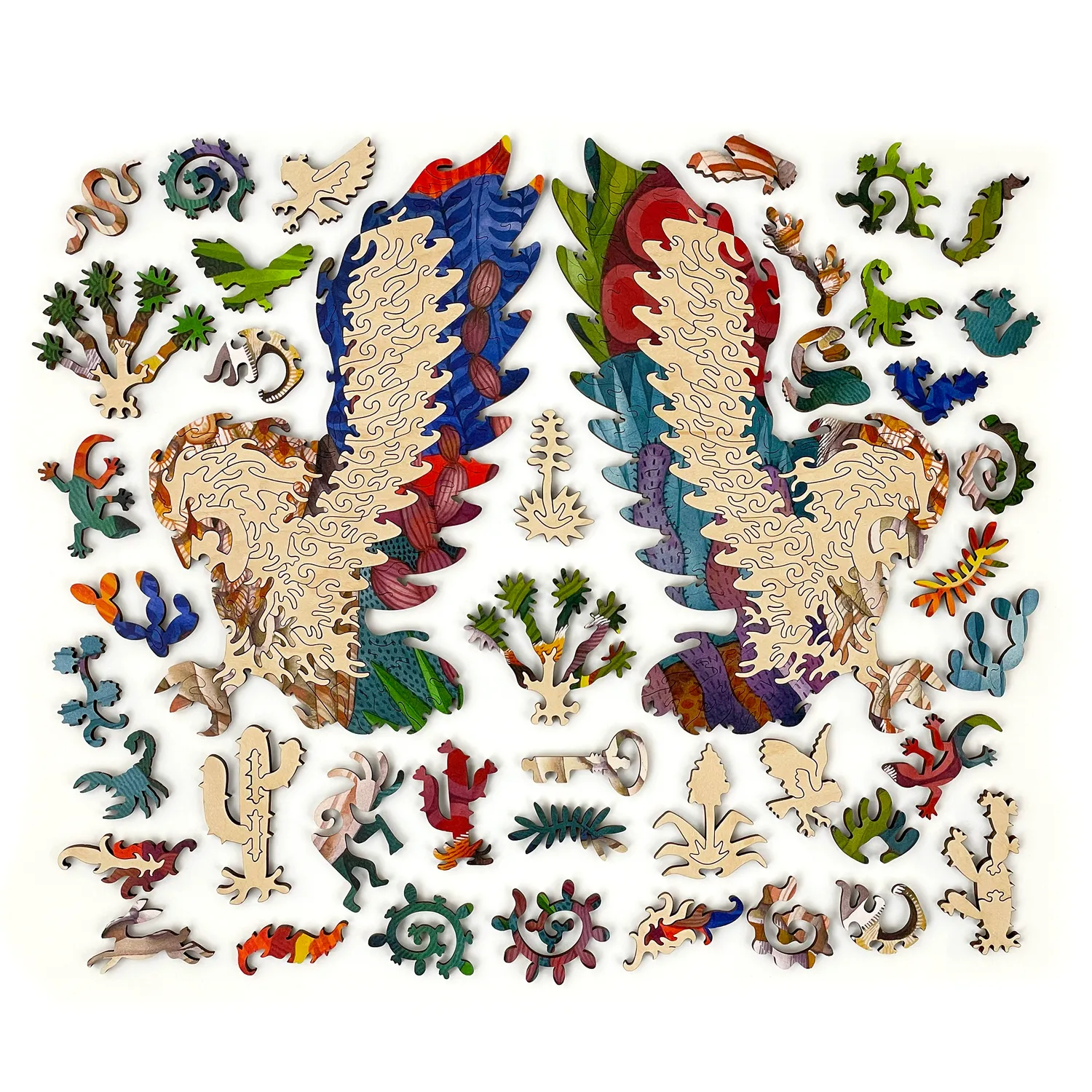 Hidden Piece Puzzles Desert Owl puzzle 605 piese forme neregulate