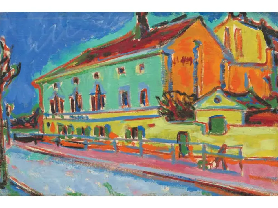 Mosaic Puzzles Dane Hall Bellevue puzzle lemn 500 piese peisaj
