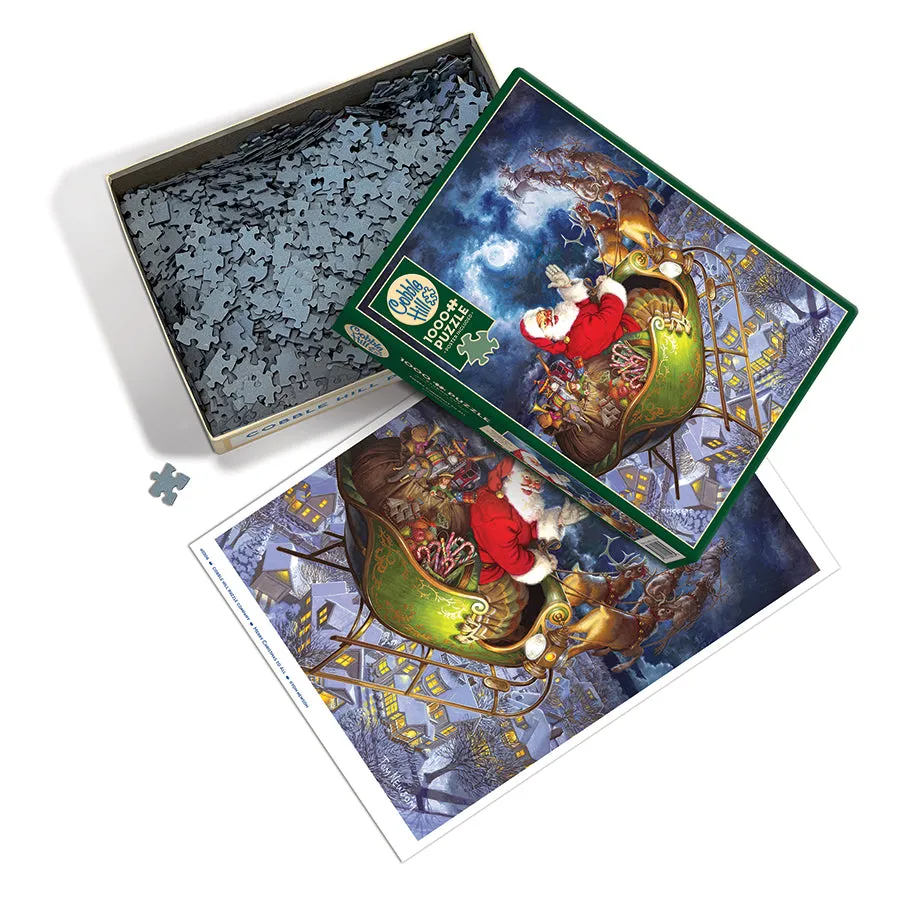 Cobble Hill Merry Christmas to All puzzle 1000 piese Craciun