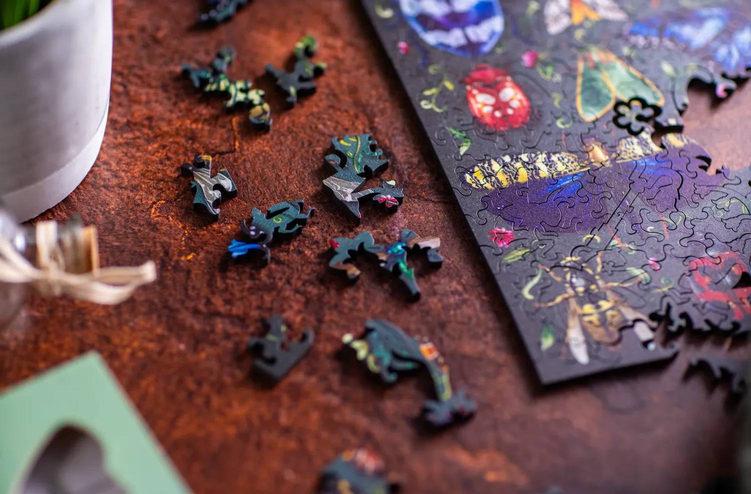 Mosaic Puzzles Insectarium puzzle lemn 100 piese insecte