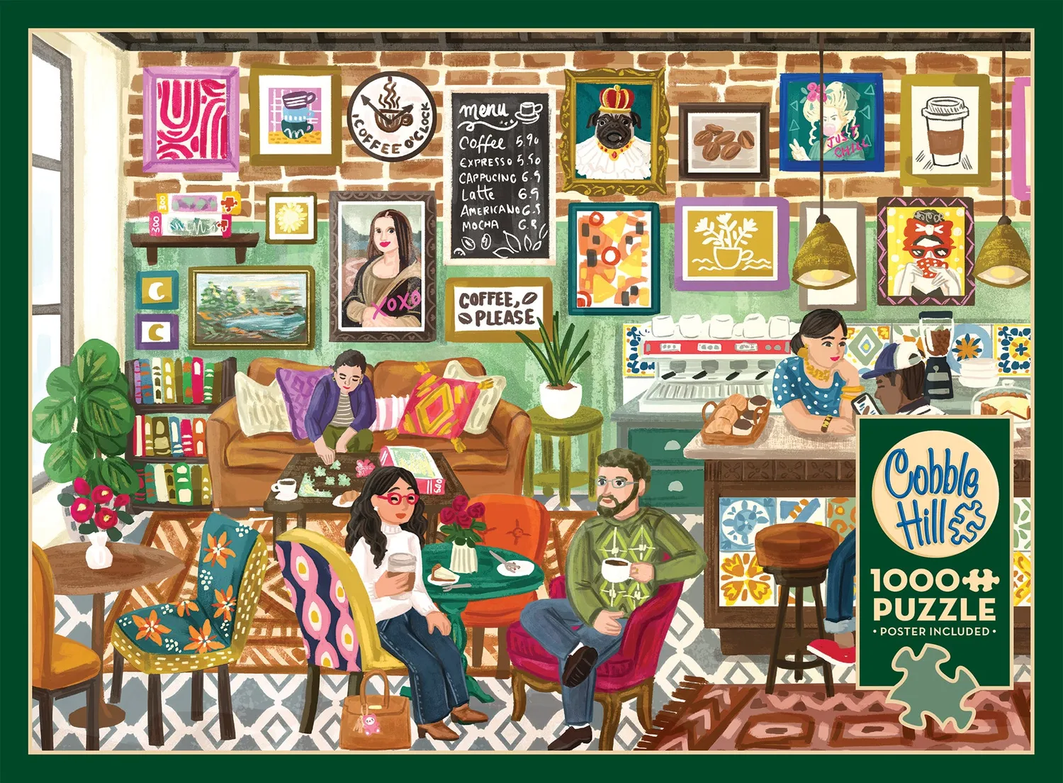 Cobble Hill Coffee Please puzzle 1000 piese cafenea