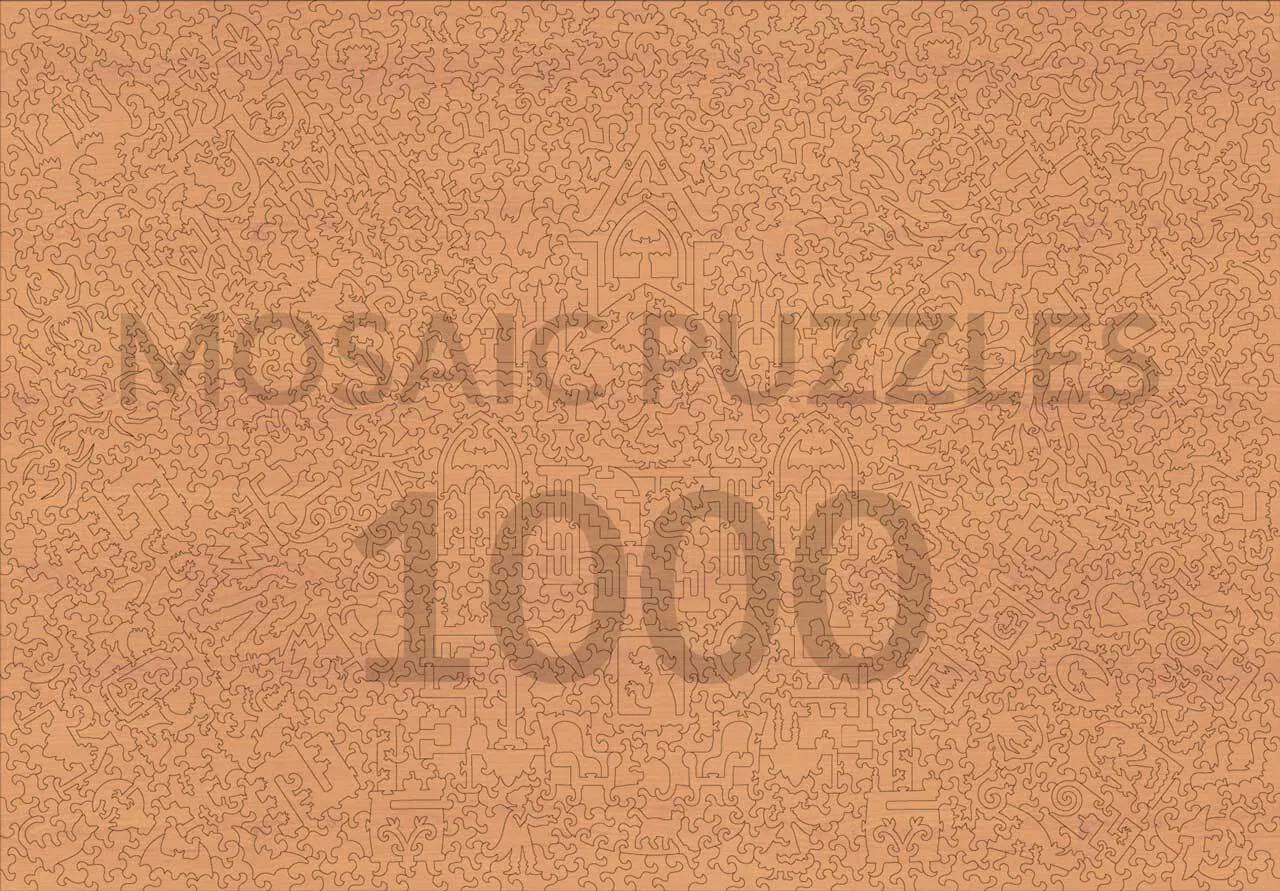 Mosaic Puzzles Halloween Greetings puzzle lemn 500 piese Halloween