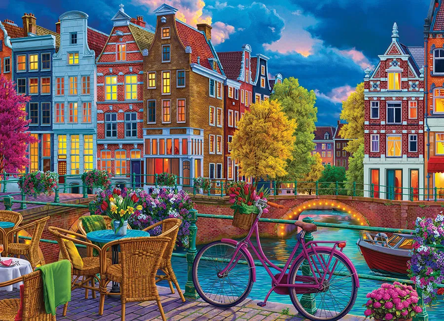 Cobble Hill Cozy Street puzzle 1000 piese seara