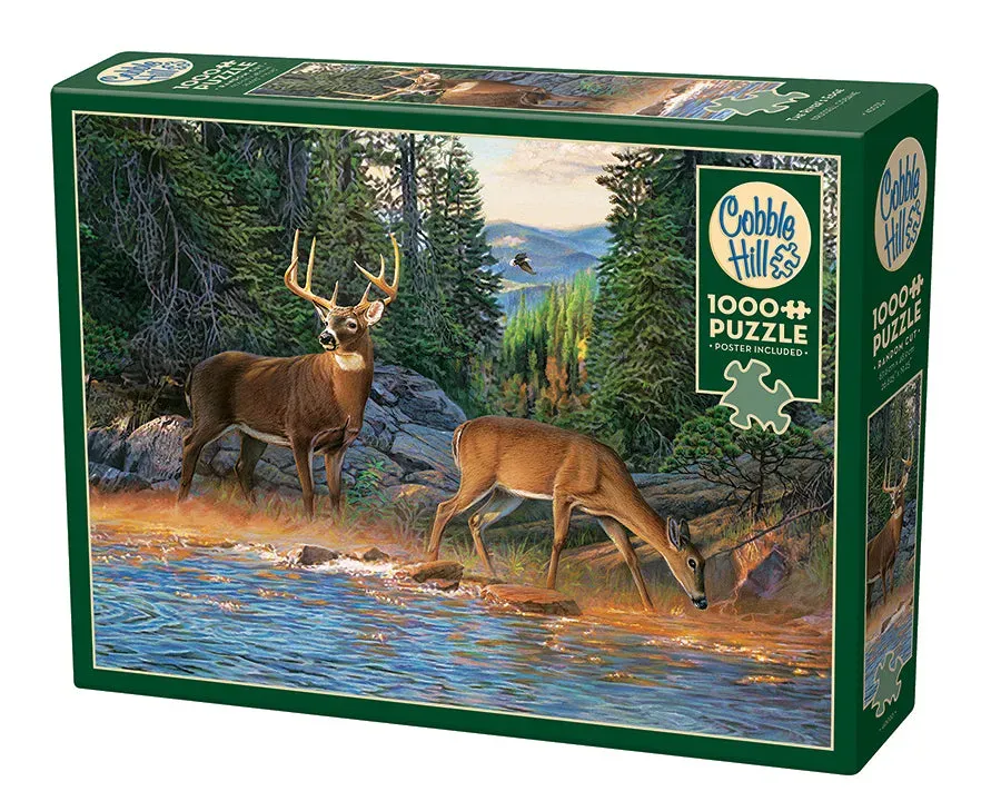 Cobble Hill The River's Edge puzzle 1000 piese natura