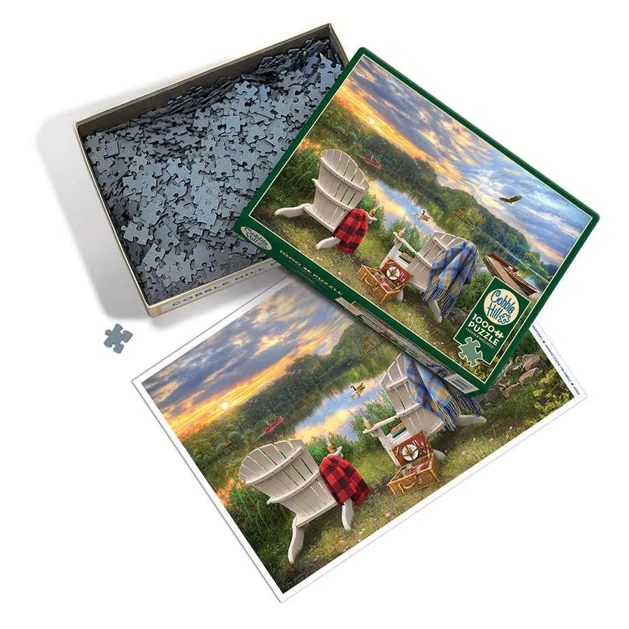 Cobble Hill Lakeshore 40063 puzzle 1000 piese apus