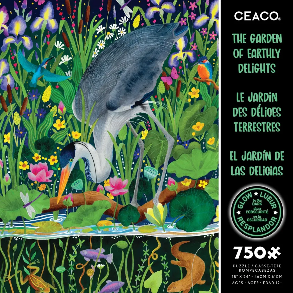 Ceaco Garden of Earthly Delights puzzle 750 piese fosforescent