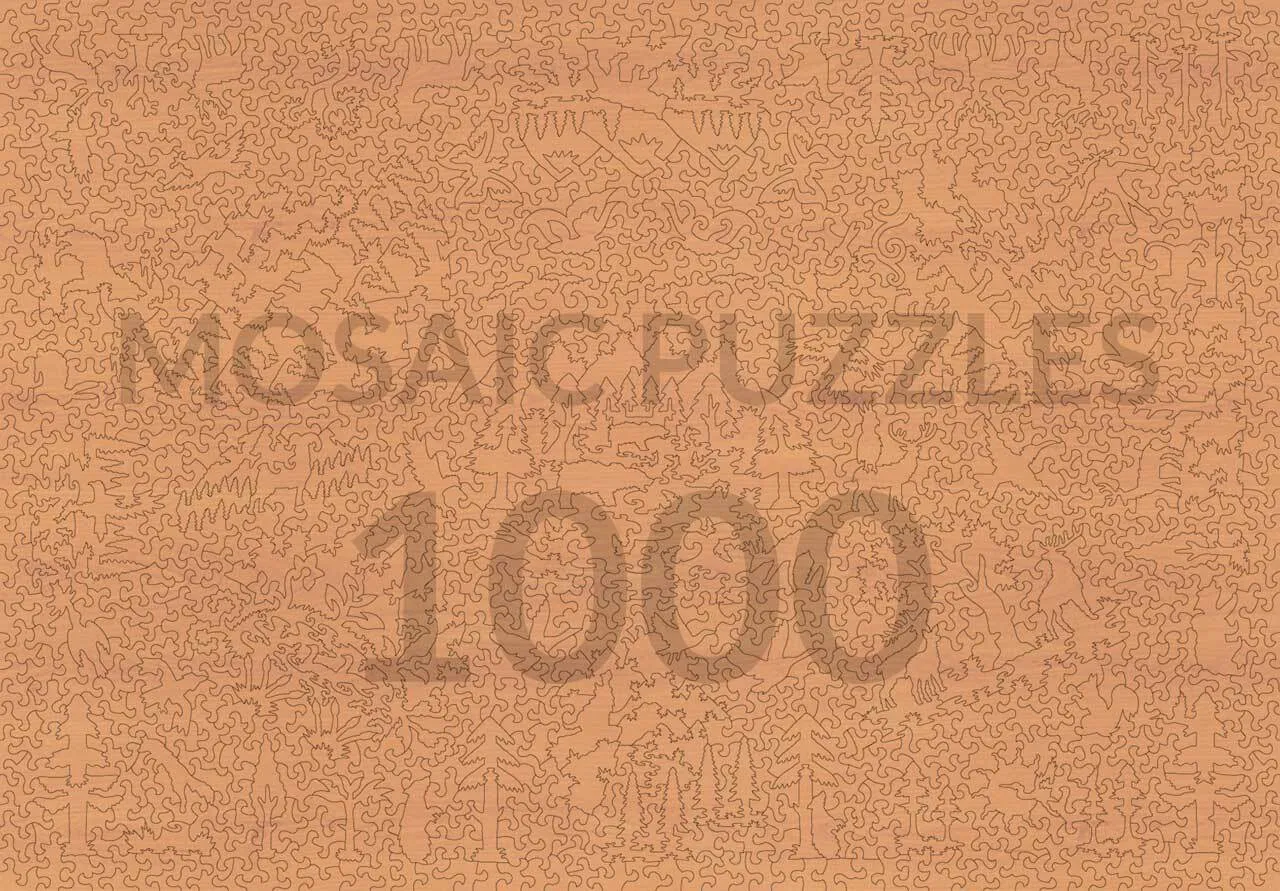 Mosaic Puzzles Mount Sainte-Victoire puzzle lemn 1000 piese arta