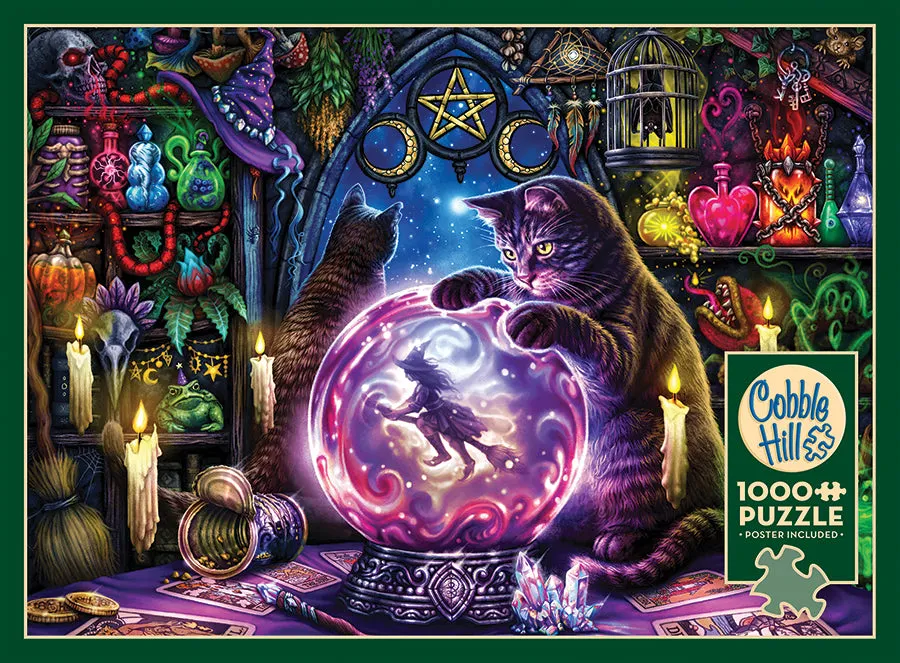 Cobble Hill Time to Feed the Cats puzzle 1000 piese magic