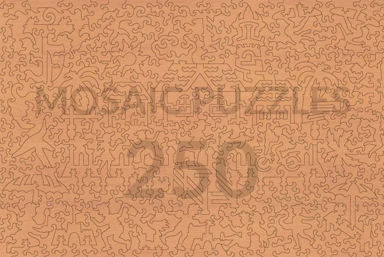 Mosaic Puzzles The Surf Shack puzzle 50 piese copii plaja