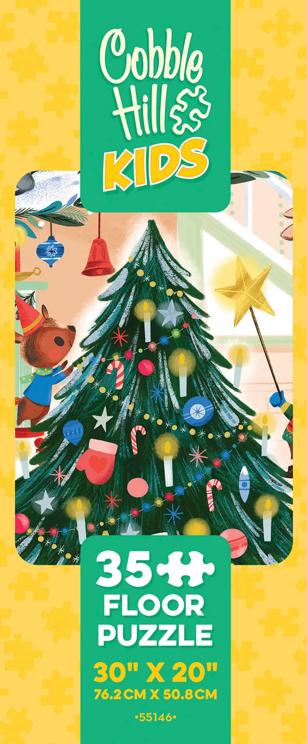 Cobble Hill Christmas Cheer puzzle podea 35 piese