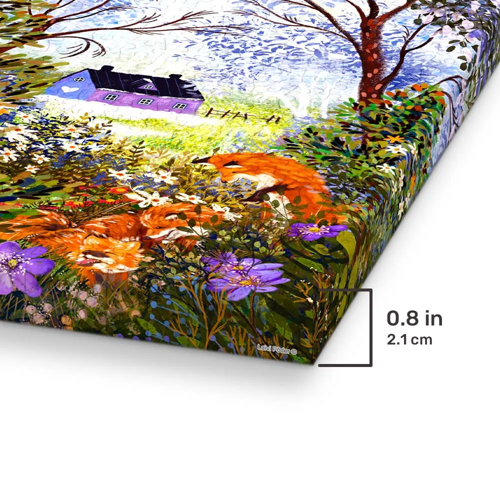 PieceRelax Thawing Woodland puzzle canvas padure