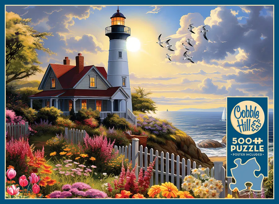 Cobble Hill To the Lighthouse puzzle 500 piese far