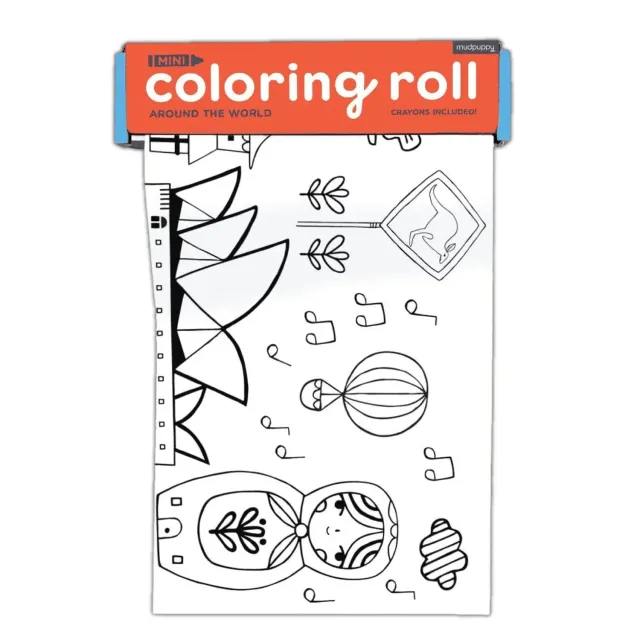Mudpuppy Around the World mini rol colorat monumente